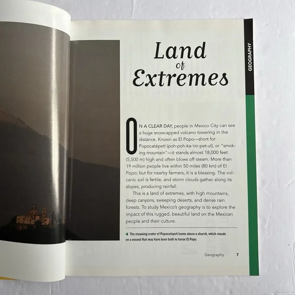 National Geographic Countries of the World Mexico By Beth Gruber Paperback Book